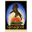 Peugot vintage advertising by Leonetto Cappiello 1925 poster .