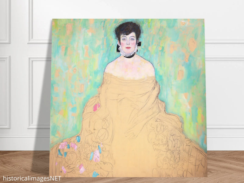 Gustav Klimt Amalie Zuckerkandl woman portrait painting.