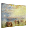 Approach to Venice by Joseph Mallord William Turner. Antique abstract painting of Venice Italy.