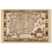 Nova Hispaniae ancient map reproduction of 1610 by Jodocus Hondius based on Gerhard Mercator