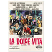 La Dolce Vita hitalian version movie poster.
