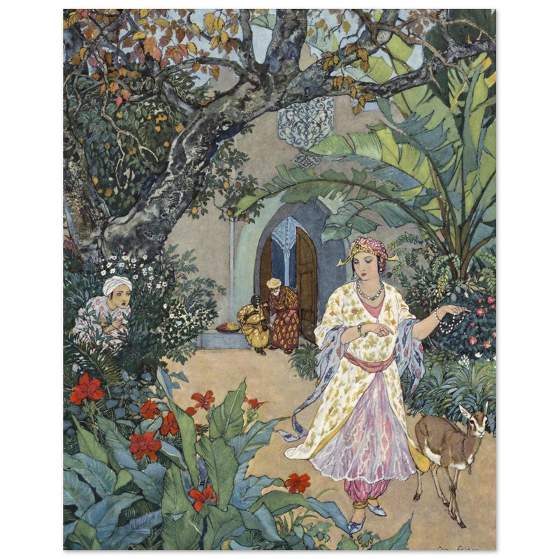 The Arabian Nights One Thousand and One Nights illustration by Leon Carre
