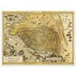 Vinatge old map of China Ancient asian cartography by Abraham Ortelius.