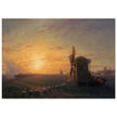 Steppe at sunset by Ivan Aivazovsky.