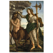 Pallas and the Centaur by Sandro Botticelli. Antique painting art print. Greek mythology.