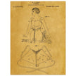 Brassiere patent drawing by M P Jacob.