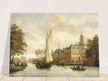 Jacobus Storck Nijenrode Castle on the Vecht near Breukelen. Antique old marine painting.  artwork