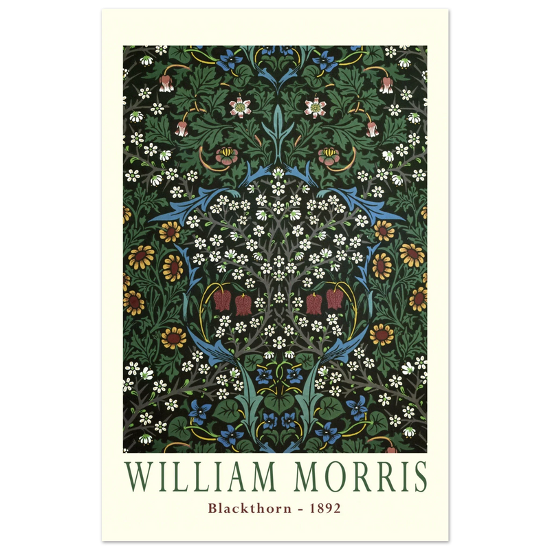 William Morris Blackthorn 1892.