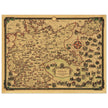 A Pictorial old ancient map of Germany by Ernest Dudley Chase.