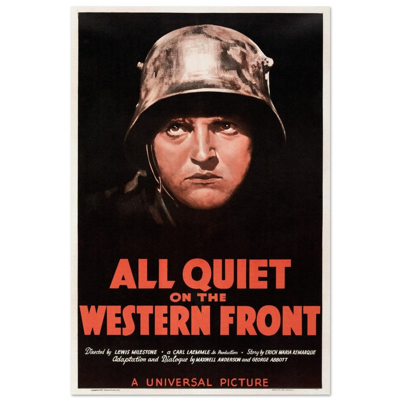 All Quiet on the Western Front movie poster.