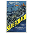 Stagecoach by John Ford movie poster.
