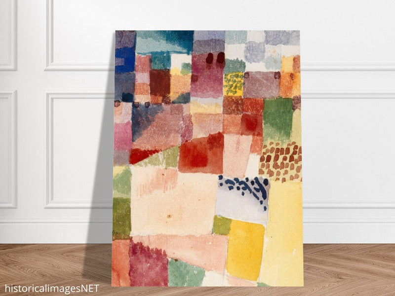 Paul Klee Motiv aus Hammamet abstract painting.