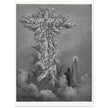 Gustave Dore illustration for The Divine Comedy by Dante Alighieri.  The Cross Paradise.