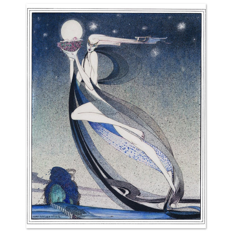 Kay Nielsen and his illustration  Felicia or The Pot of Pinks.