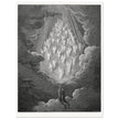 Gustave Dore illustration for The Divine Comedy by Dante Alighieri.  Paradise.