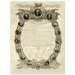 Declaration of Independence of America manuscript. 1819 by John Binns.