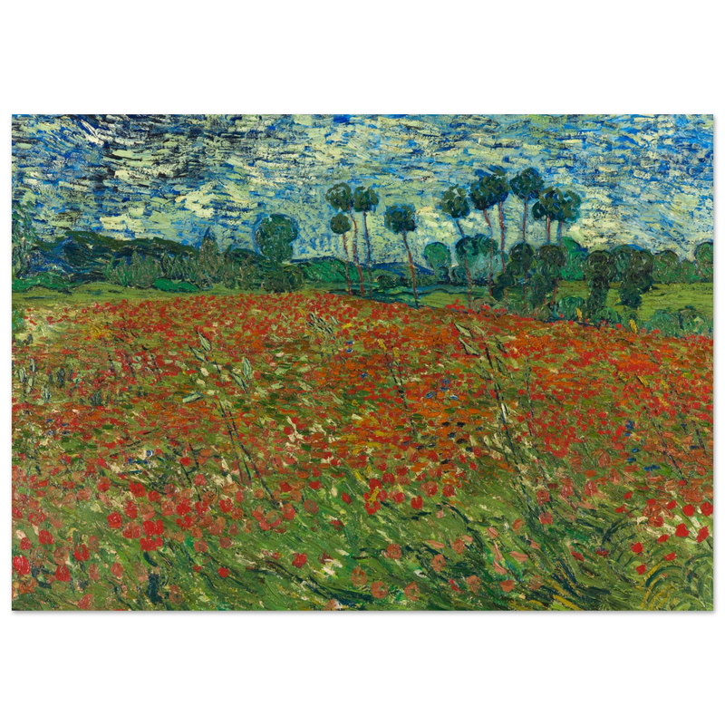 Poppy field by Vincent Van Gogh