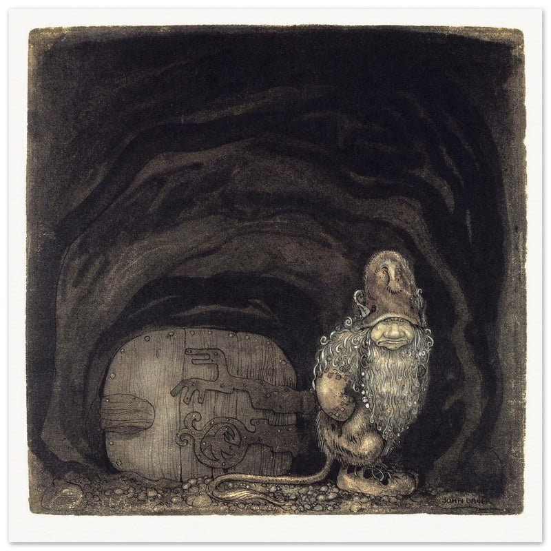 Troll illustration by John Bauer  print.