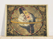 Ptolemaic map of the universe with the spherical earth. Celestial map. Situs Circulis Circun / Terrae Coelestibus Datae by Petrum Schenk