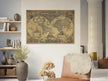 Orbis terrarum typus de integro multis in locis emendatus by cartographer Petrus Plancius World map
