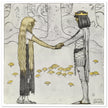 John Bauer illustration for the fairy tale The prince without a shadow.