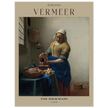 The milkmaid by Johannes Vermeer poster