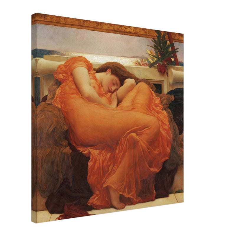 Flaming June painting by  Frederic Leighton
