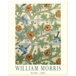William Morris Trellis vintage wallpaper.  art print of this flower and leaves design