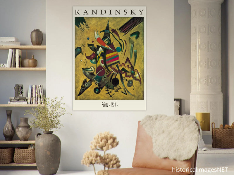 Points by Wassily Kandinsky 1920 Poster reproduction Fine art Matte paper