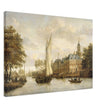 Jacobus Storck Nijenrode Castle on the Vecht near Breukelen. Antique old marine painting.  artwork