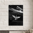 Eagle emblem on airplane Vintage aircraft old photograph reproduction