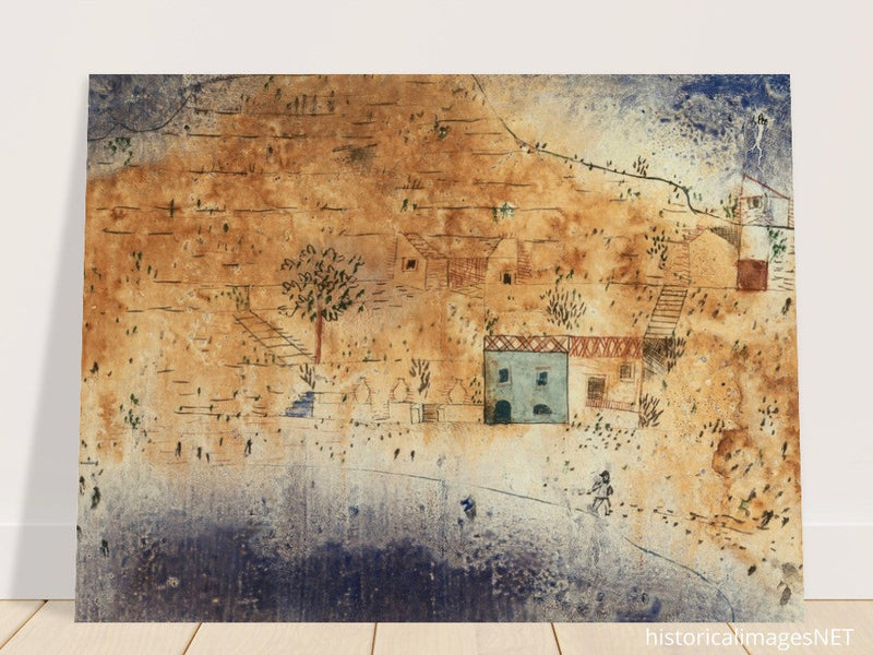Paul Klee Bay M on Sicily abstract painting.