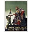 Royal Melchor Grand Mousseux champagne vintage poster advertising by Leonetto Cappiello.