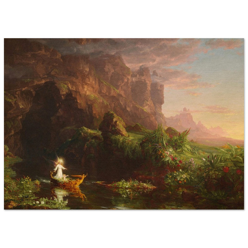 The Voyage of Life Childhood by Thomas Cole 1842.