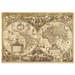 Ancient world map vintage reproduction of the XVII century by Nicolaes Geylekerck