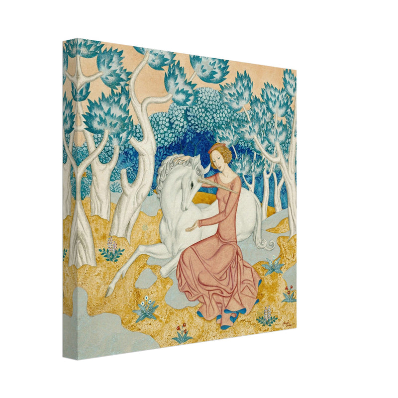 The Maid and the Unicorn painting by Edmund Dulac