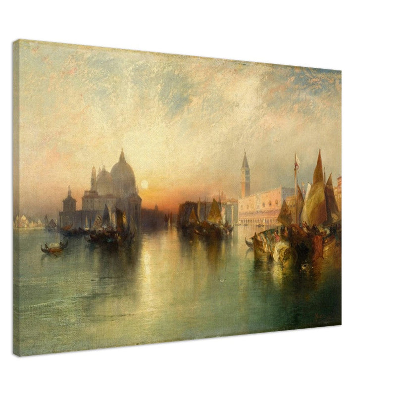 View of Venice Italy by Thomas Moran 1895.