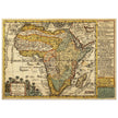 Africa ancient map of the XVIII century by Johann Georg Schreiber.
