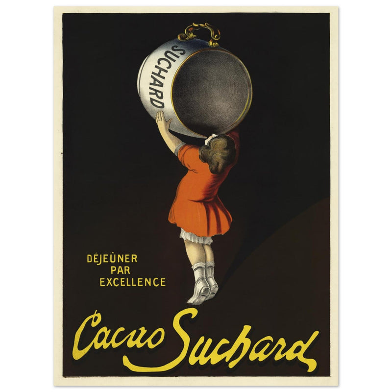 Cacao Suchard vintage advertising poster of 1911 made by Leonetto Cappiello.