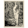 John Austen illustration for Hamlet The death of Ophelia