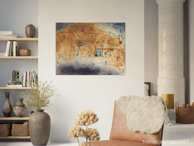 Paul Klee Bay M on Sicily abstract painting.
