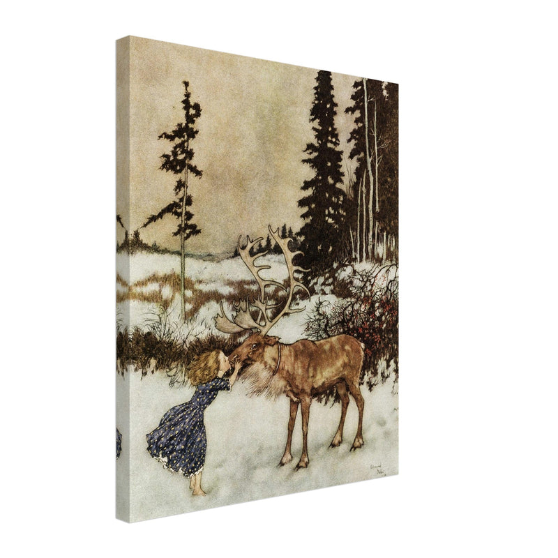 Illustration by Edmund Dulac for The Snow Queen by Hans Christian Andersen.