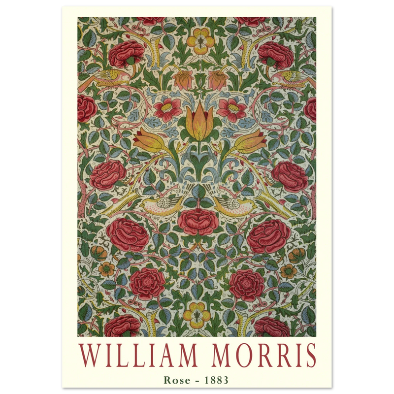 William Morris Rose 1883.