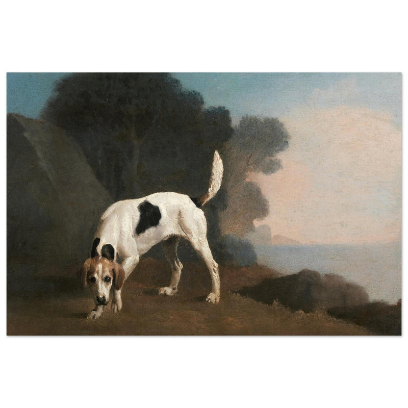 Foxhound dog painting by George Stubbs 1760 .