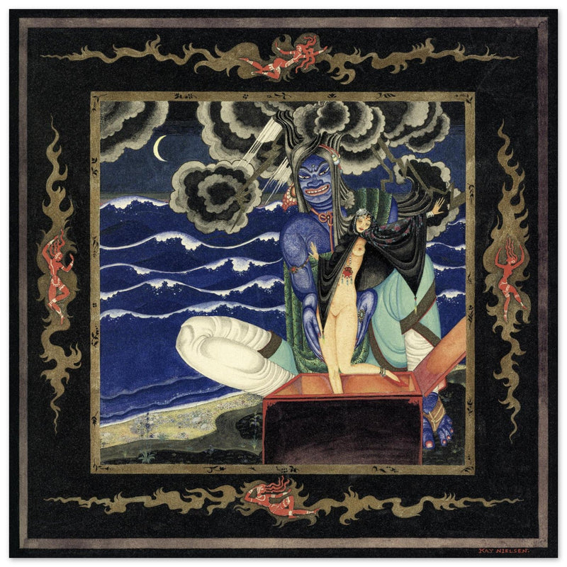 Kay Nielsen A Thousand and One Nights The Story of King Schahriyar and his brother king Schahzenan