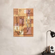 Paul Klee Hoffmanesque Scene abstract painting.