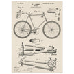 Vintage bicycle patent 1899 by M. C Johnson.