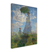 Woman with a Parasol Madame Monet and Her Son by Claude Monet