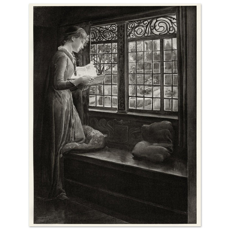 The Eve of Saint Mark –  by Will Hicok Low, illustration for John Keats’ Odes and Sonnets (1887)