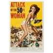Attack of the 50 ft Woman movie poster.